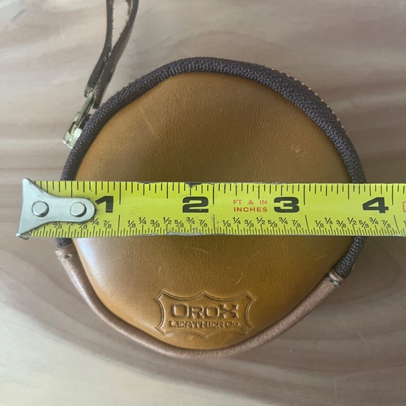 Leather Pouch by Orox Leather Co Tan Handmade in Portland, OR - Picture 4 of 5